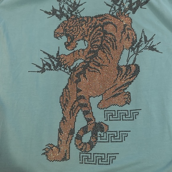 Suslo couture Blue Graphic Men's T-Shirt - Picture 5 of 6